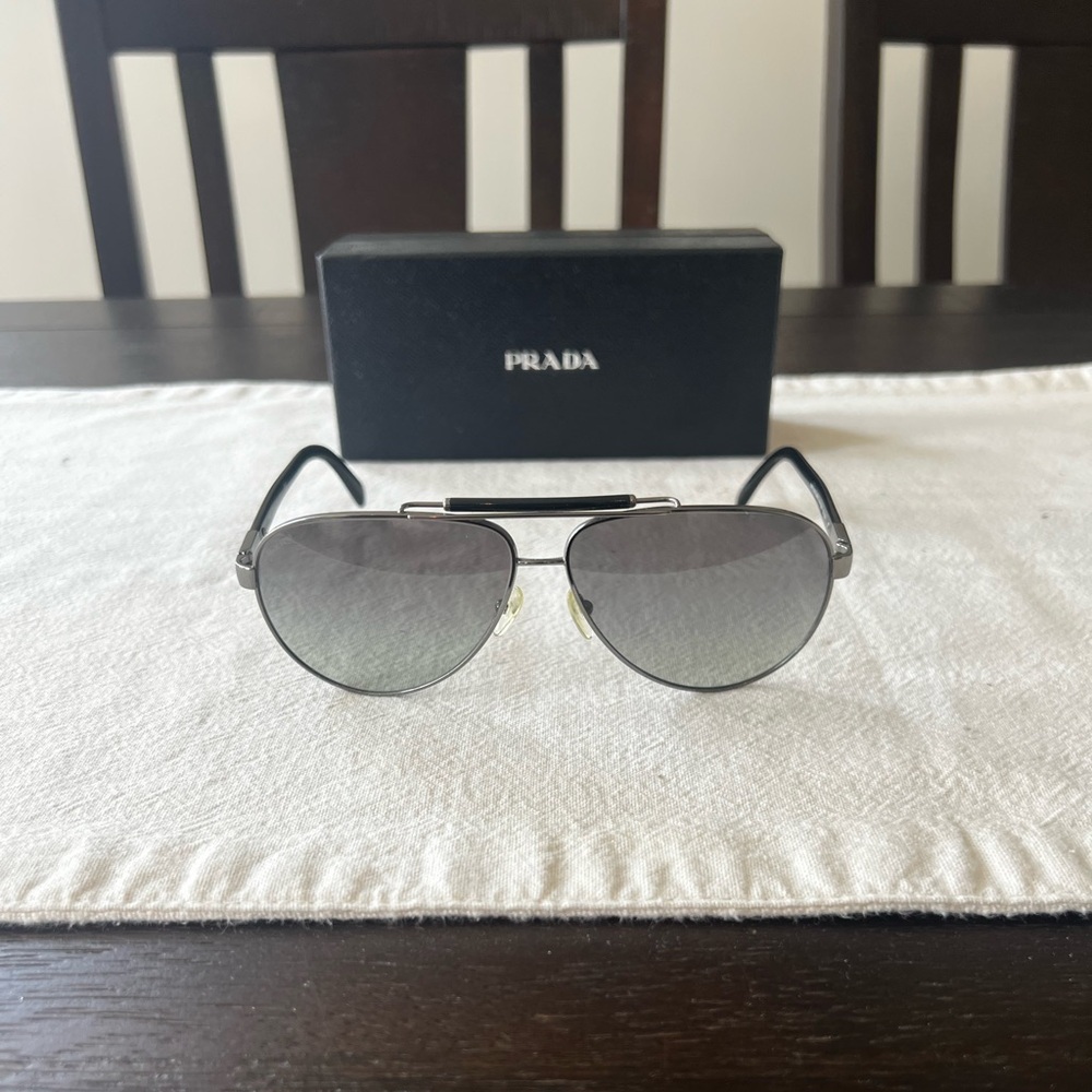 Prada Mens Aviator Sunglasses